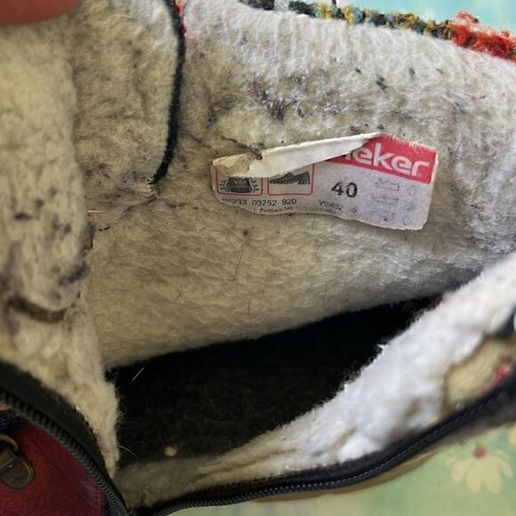 Rieker Felicitas Hiking Lace Up Boots Vintage (?) - Picture 6 of 11